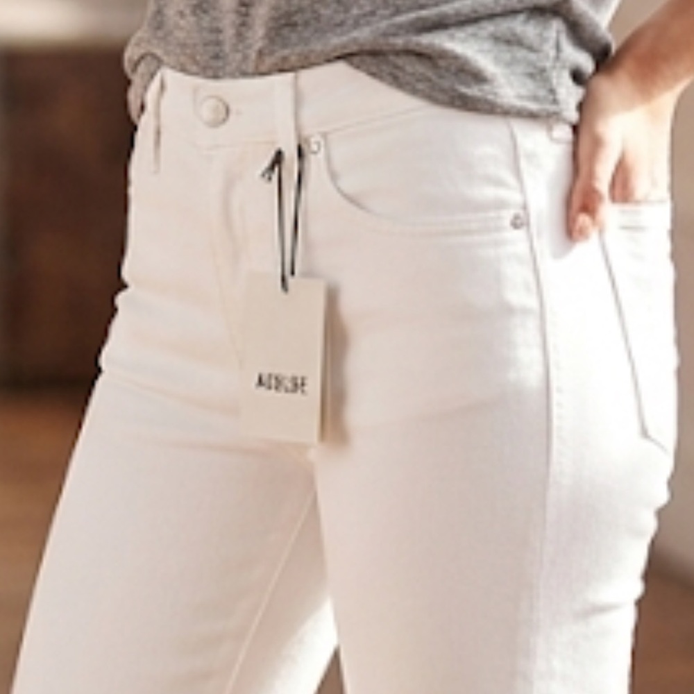 Agolde Sophie White Denim Jeans. NWT